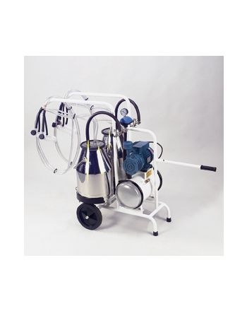 La machine à traire mobile pour chèvres (2 pots et 2 postes)